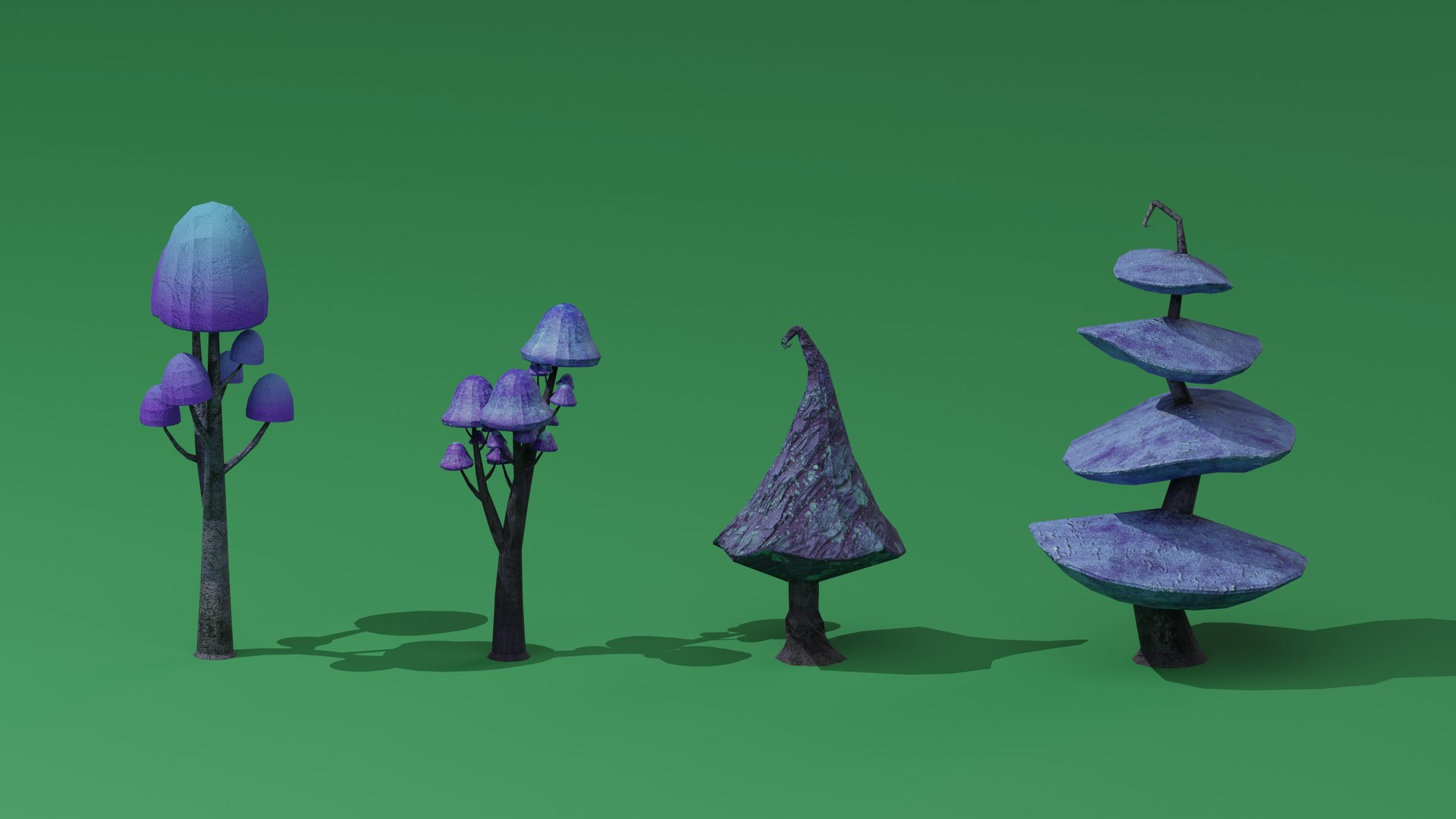3D Trees Pack - TurboSquid 2212229