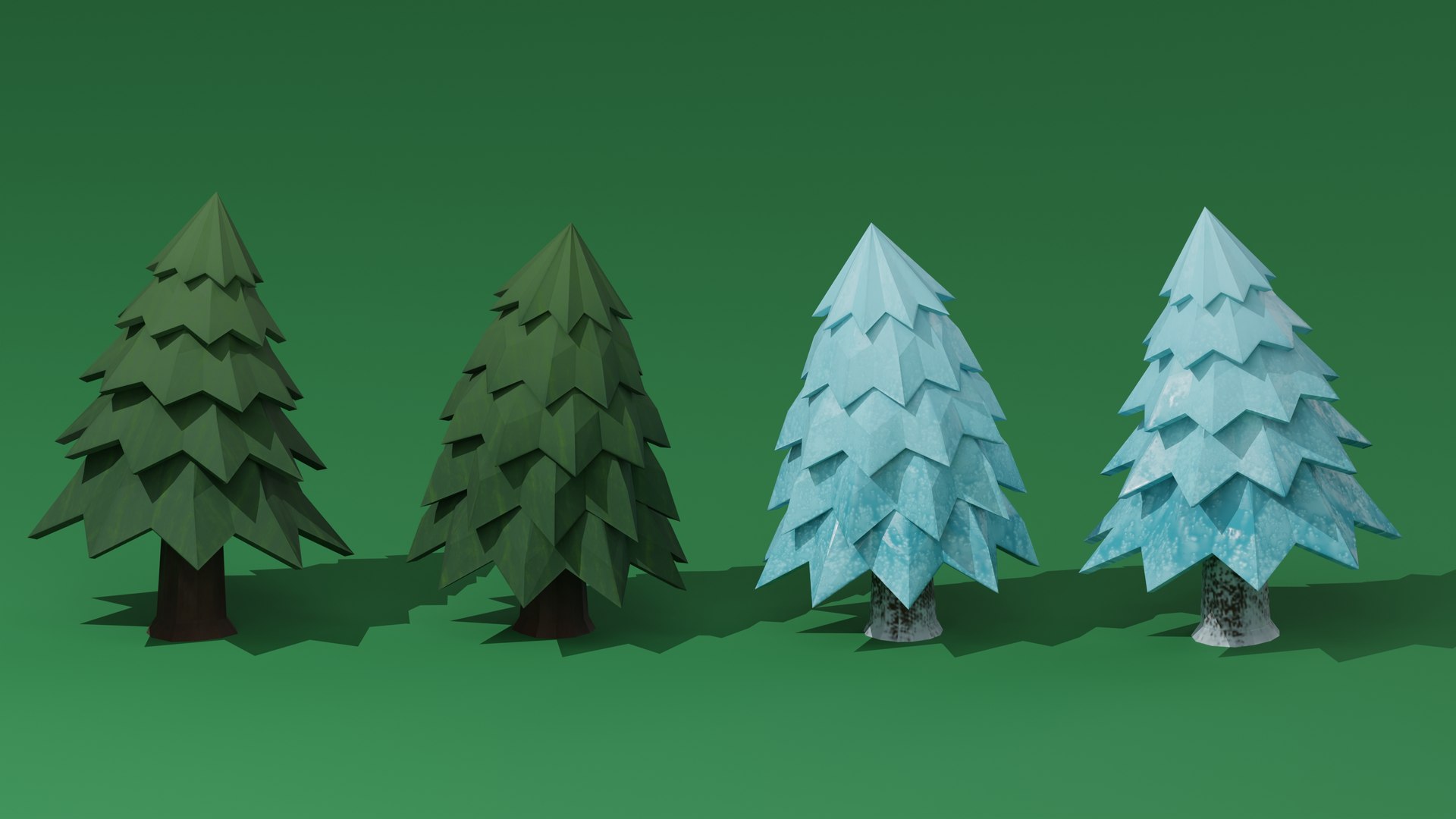 3D Trees Pack - TurboSquid 2212229