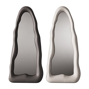 3D 359 sculptural organic kar knead mirror