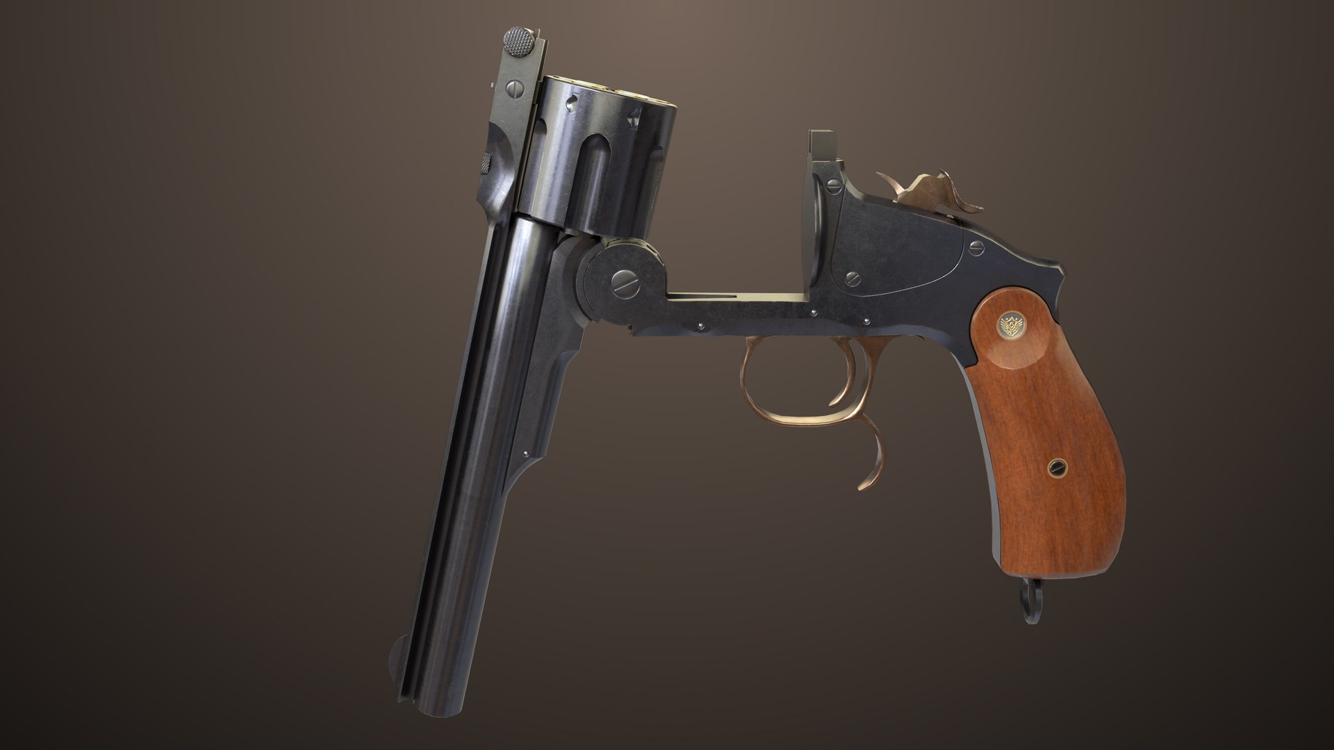 Revolver 02 Smith Wesson M 3 All PBR Unity UE Textures 3D - TurboSquid ...