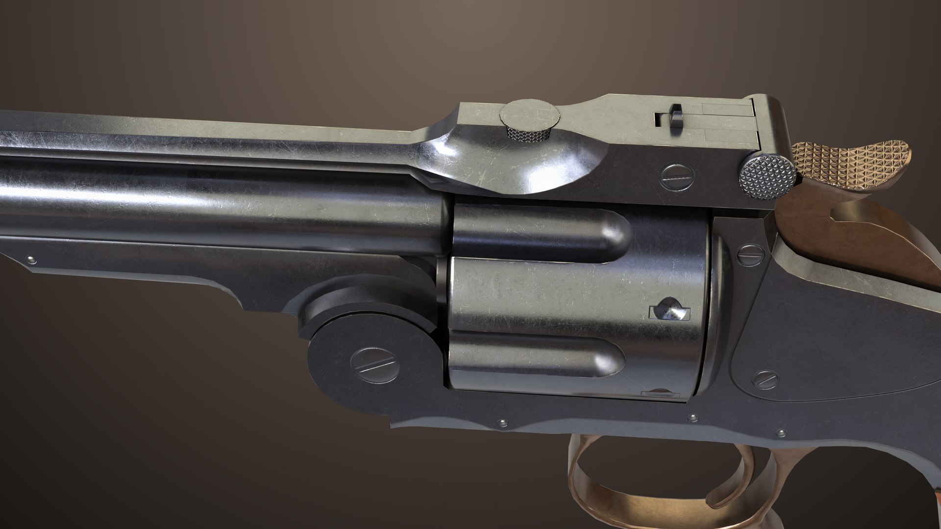 Revolver 02 Smith Wesson M 3 All PBR Unity UE Textures 3D - TurboSquid ...