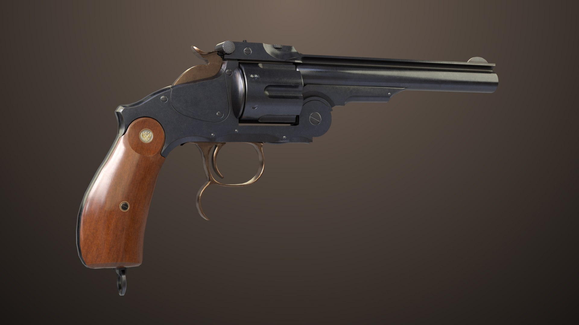 Revolver 02 Smith Wesson M 3 All PBR Unity UE Textures 3D - TurboSquid ...