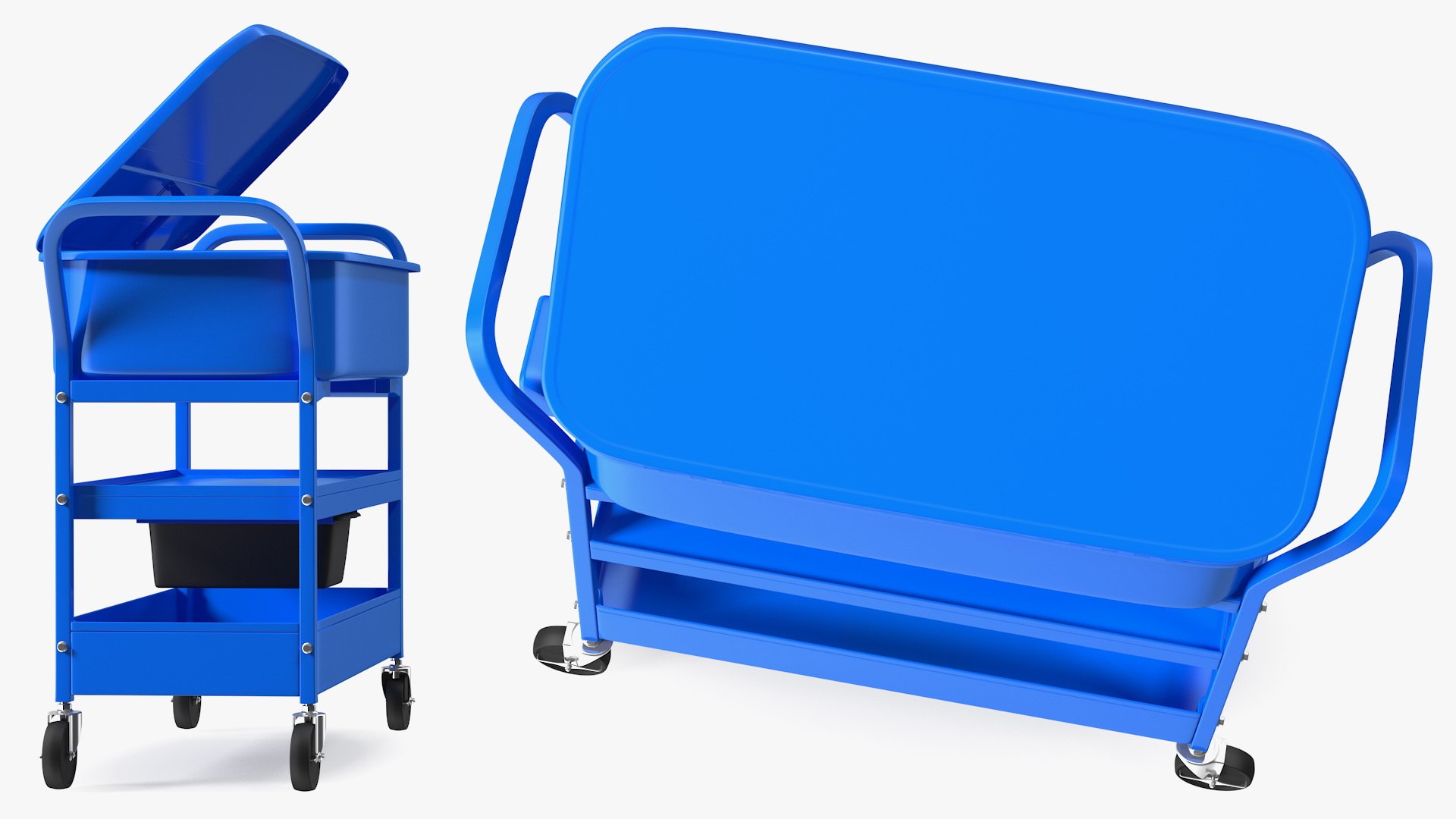 3D Mobile Parts Washer Cart Model TurboSquid 1684636