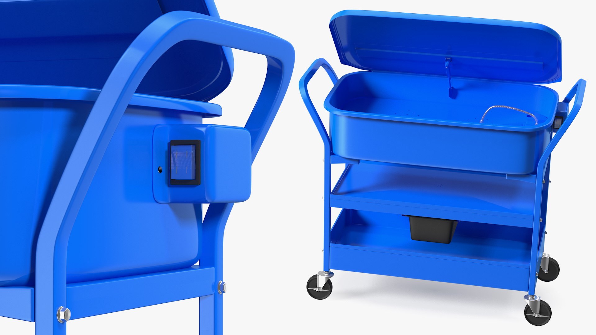 3D mobile parts washer cart model TurboSquid 1684636