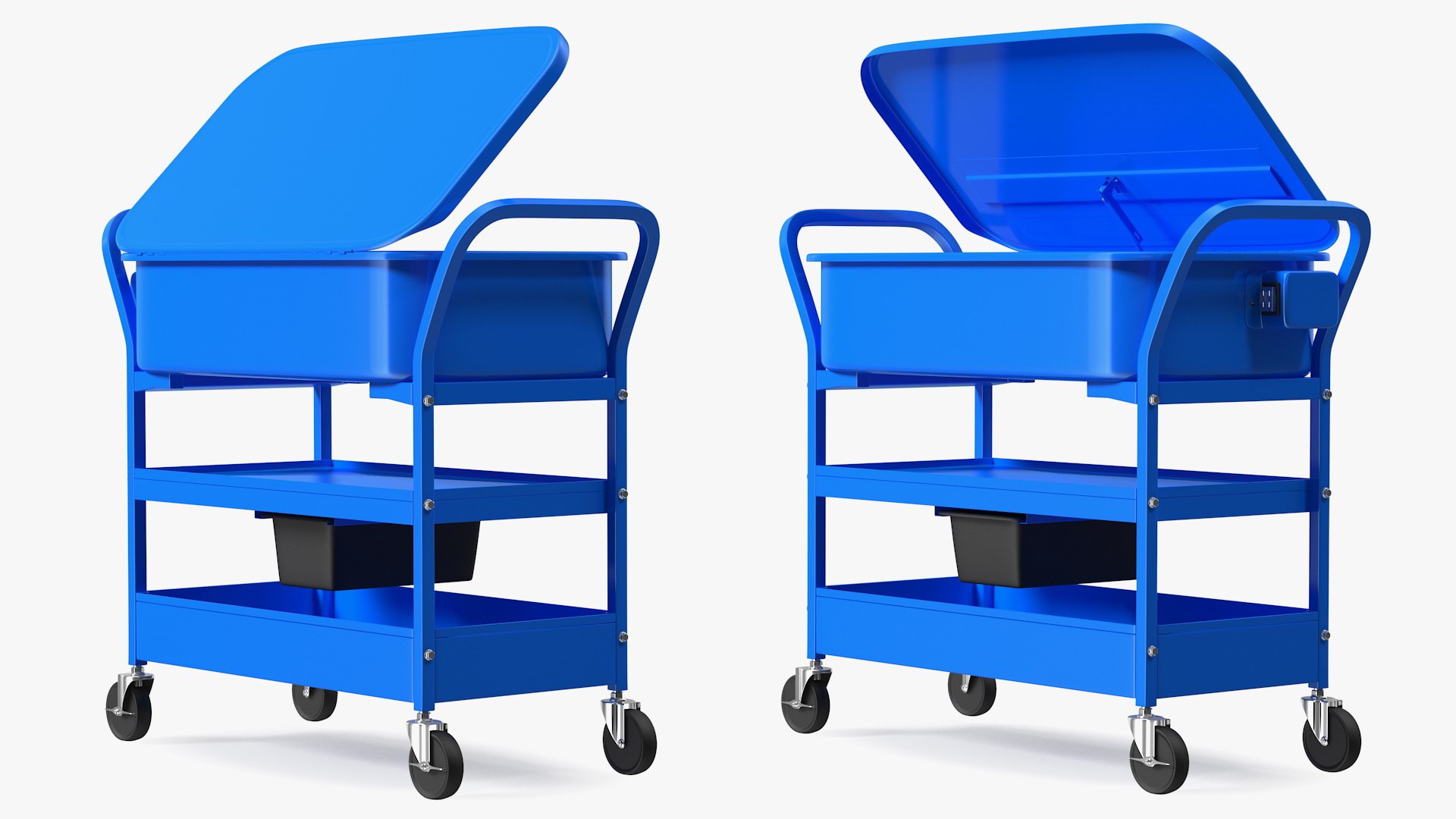 3D Mobile Parts Washer Cart Model TurboSquid 1684636