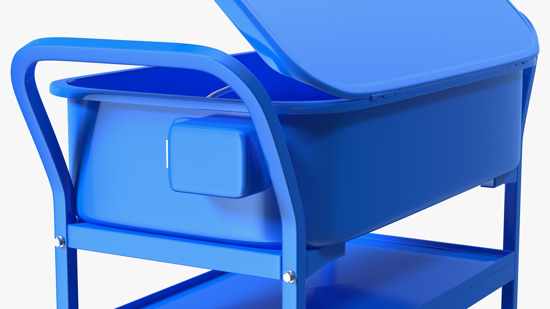 3D Mobile Parts Washer Cart Model TurboSquid 1684636