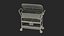 3D mobile parts washer cart model