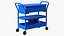 3D mobile parts washer cart model