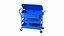 3D mobile parts washer cart model