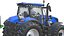 Tracteur New Holland T7 avec pulvérisateur de champ traîné