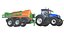 Tracteur New Holland T7 avec pulvérisateur de champ traîné
