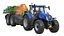 Tracteur New Holland T7 avec pulvérisateur de champ traîné