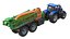Tracteur New Holland T7 avec pulvérisateur de champ traîné