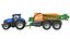 Tracteur New Holland T7 avec pulvérisateur de champ traîné