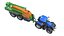 Tracteur New Holland T7 avec pulvérisateur de champ traîné