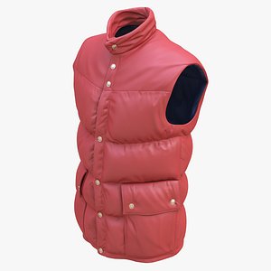 Puffer Vest 3D model