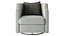 Krzesło obrotowe Infinity Swivel Barrel w kolorze niebieskim