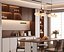 3D modern dining room