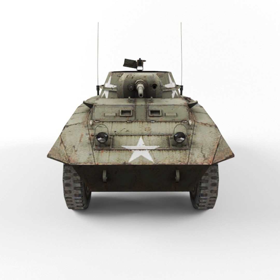 M8 Vehicle 3d Model