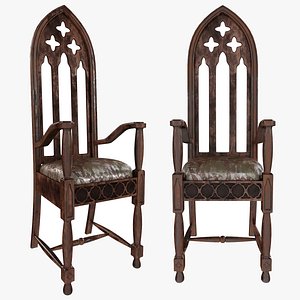 Toscano  Cathedral Armchair 3D