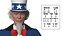 3D Uncle Sam Character Rigged model