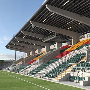Outdoor Sports Stadium Stand with Roof