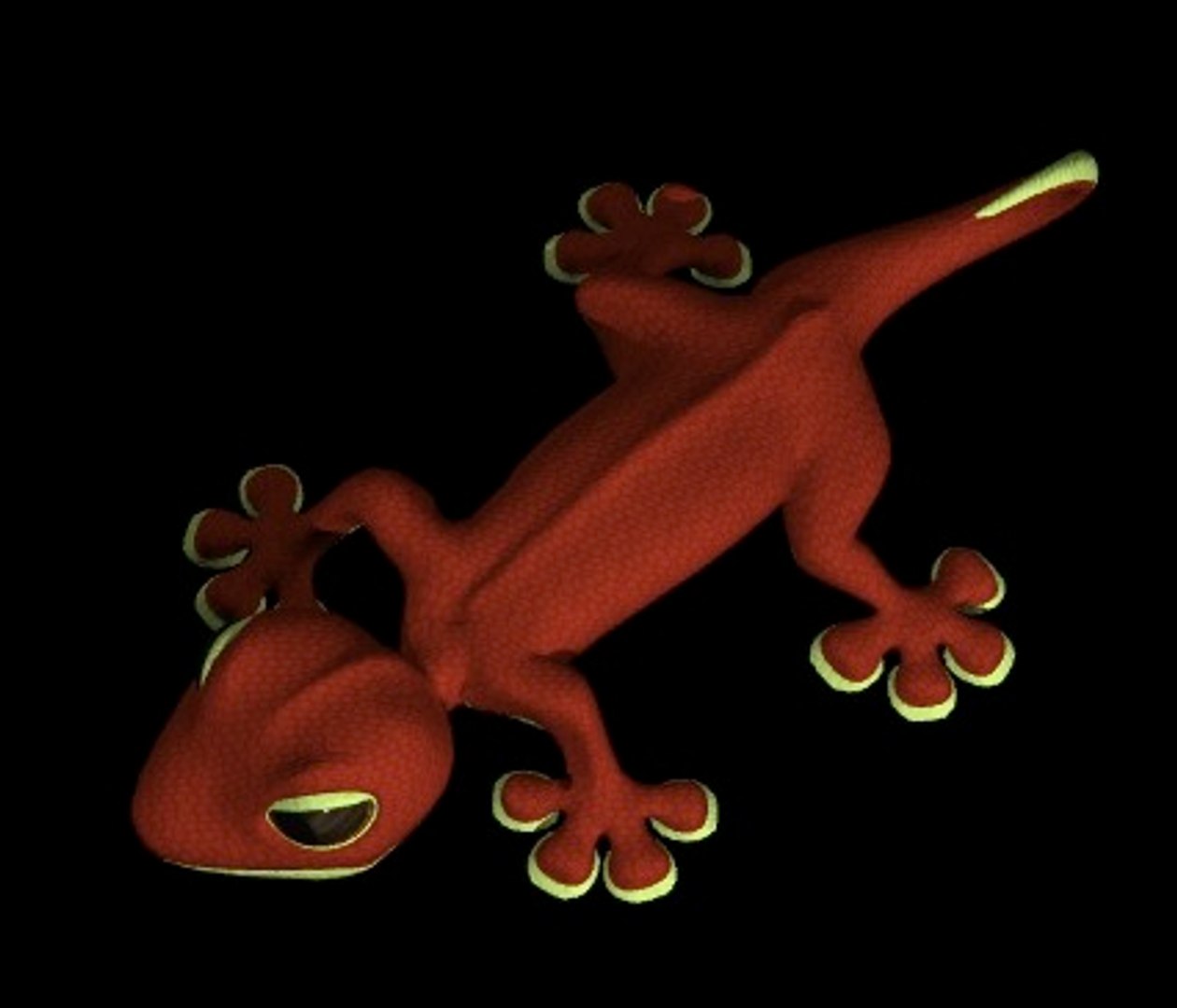 3d Gecko Scene