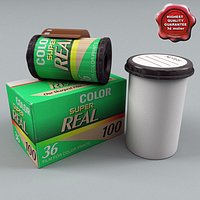 Photo Film Low Poly Collection