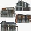 Modern Houses Collection 3D model