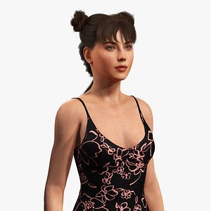 3D Realistic beautiful Woman
