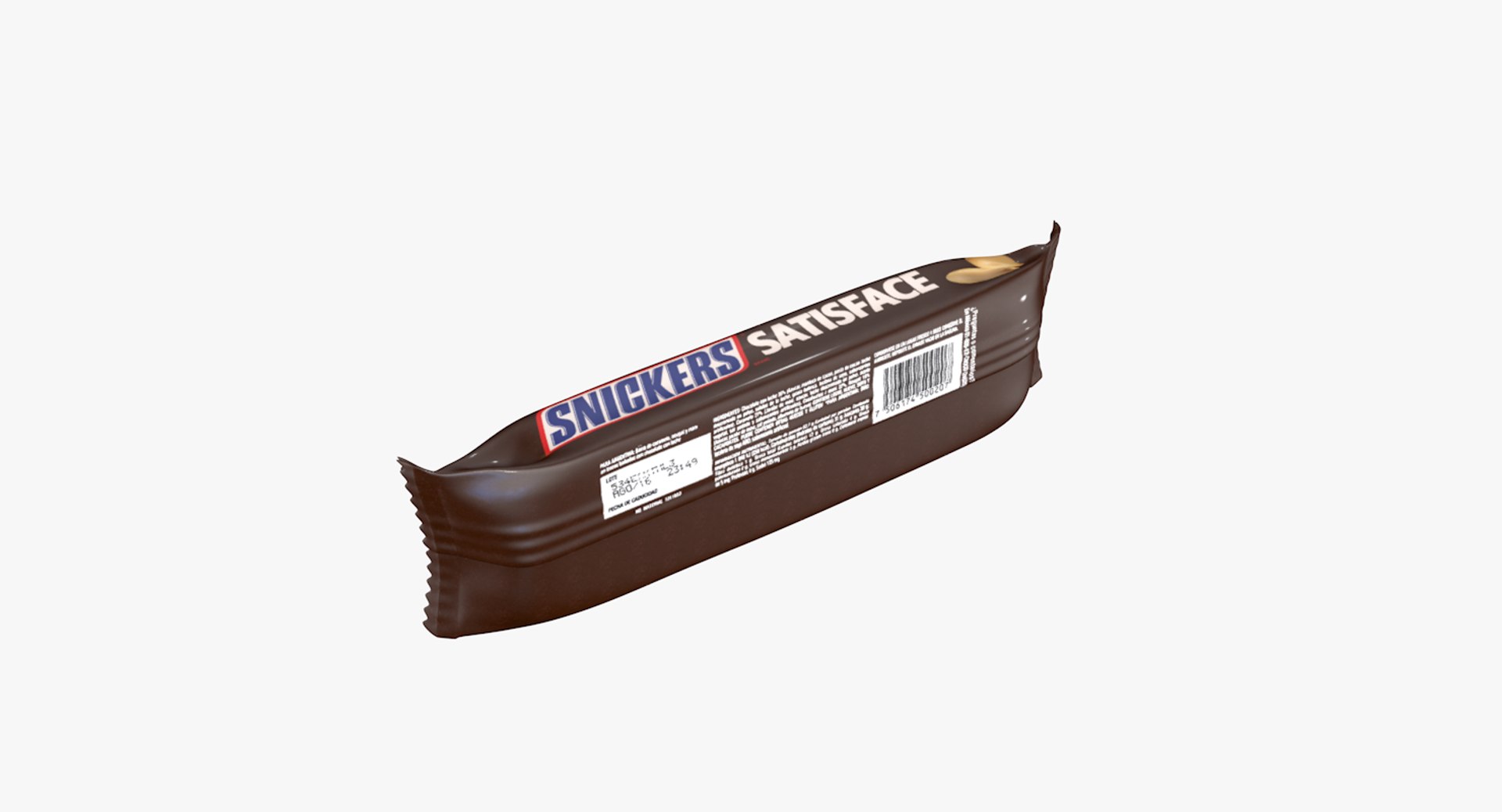 Snickers Chocolate Packing 3D Model - TurboSquid 1353008