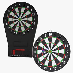 Dart Boards Collection 3D model