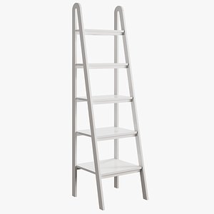 realistic jaycee ladder bookcase 3D