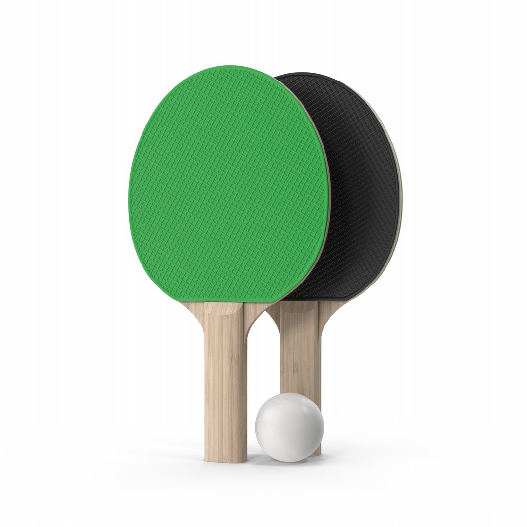 Ping Pong Paddles 3D model - TurboSquid 1964776