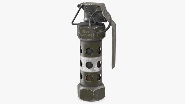 M84 stun grenade old 3D model - TurboSquid 1619910