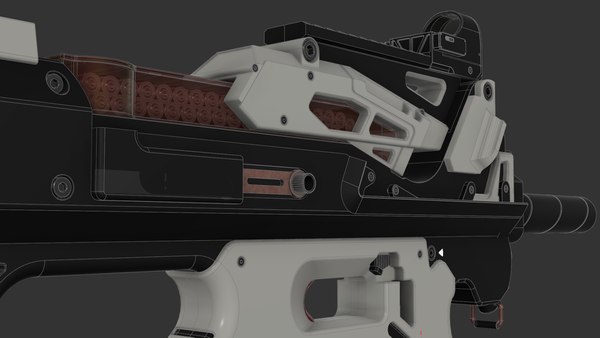 3D futuristic gun weapon - TurboSquid 1423915