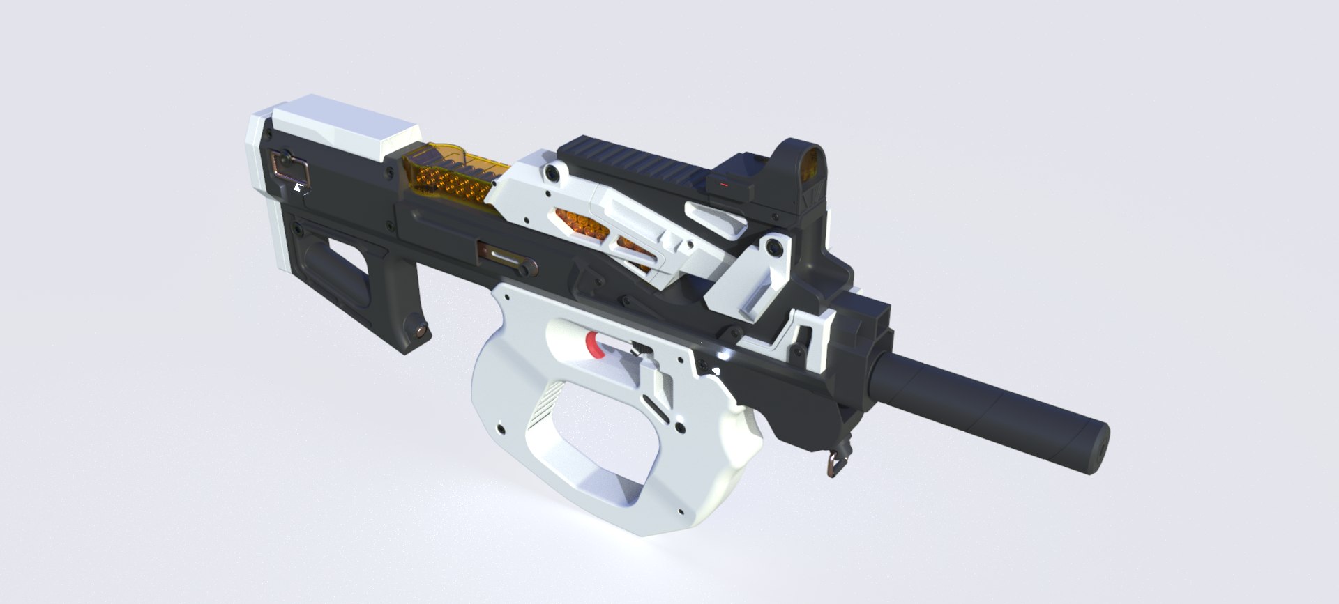 3D futuristic gun weapon - TurboSquid 1423915