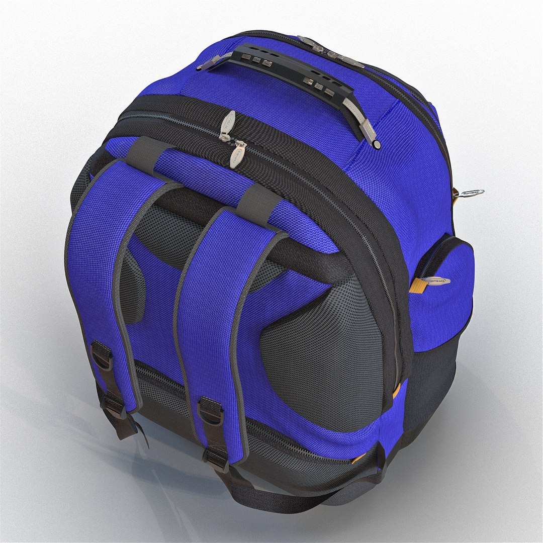3d 3ds Backpack 2 Modeled