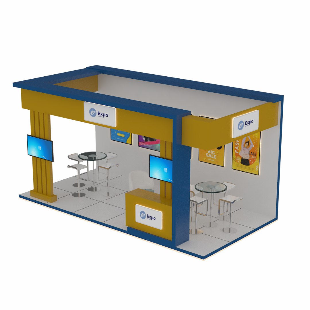 6x3 exhibition booth idea 3D model https://p.turbosquid.com/ts-thumb/A1/9Yatbk/Bv/search/png/1722147798/1920x1080/fit_q87/883627de91485f107d740d48451ffbf446094675/search.jpg