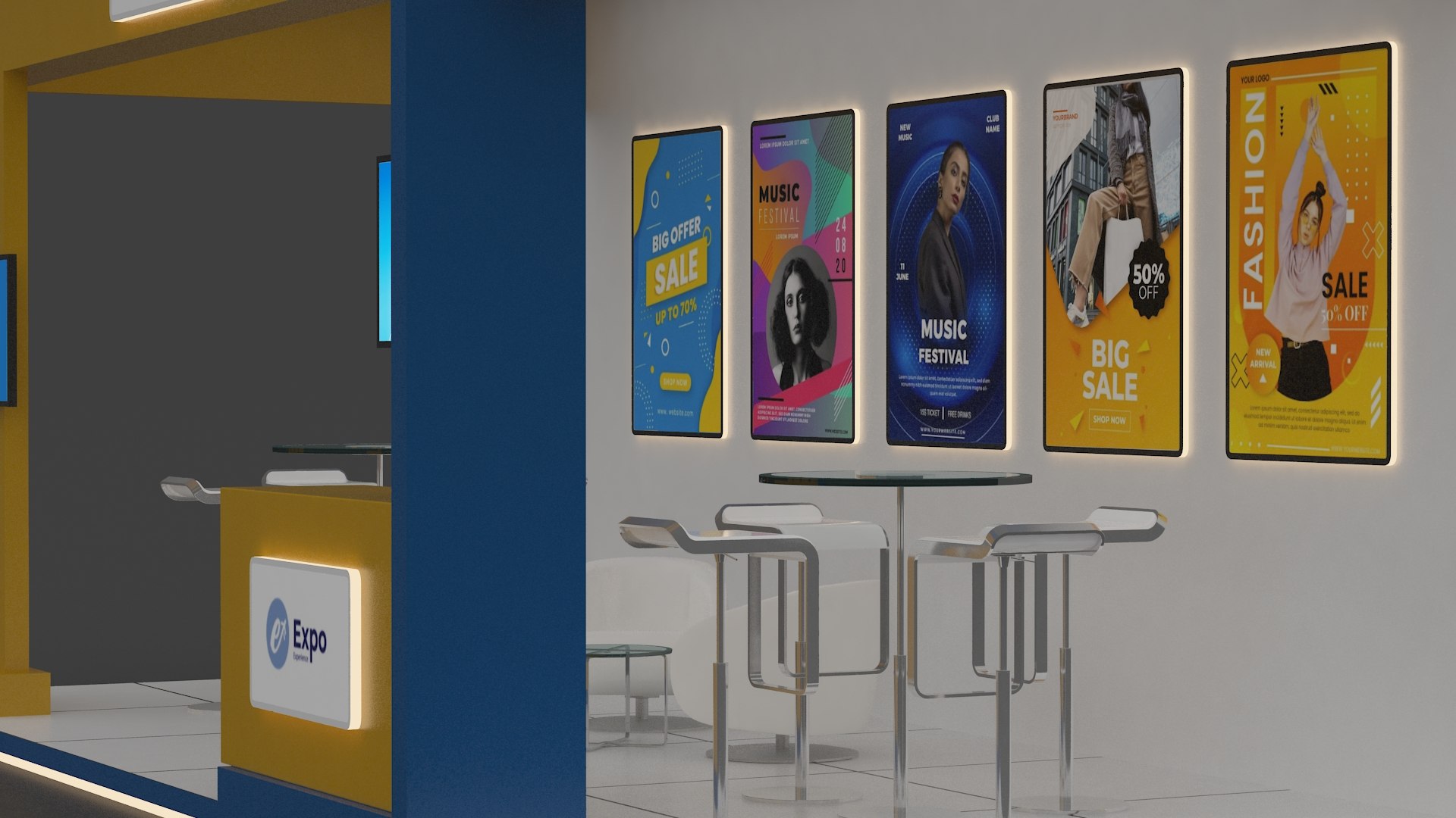 6x3 exhibition booth idea 3D model https://p.turbosquid.com/ts-thumb/A1/9Yatbk/Qt/view_4/jpg/1722147799/1920x1080/fit_q87/eed9e91a0159ffdb76b7f7cd3294560cc1c26088/view_4.jpg