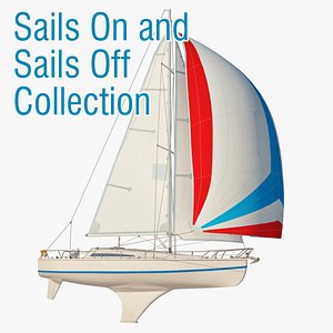 princess ii sailboat sail 3d model