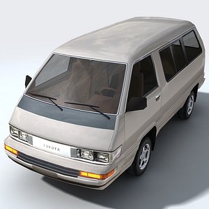 toyota van 3d c4d