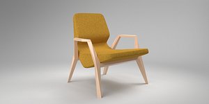 interior prostoria oblique 3D model