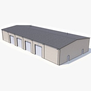 3D Industrial Building 54 PBR