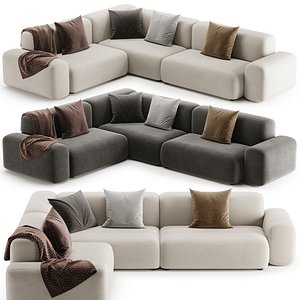 PLUS Corner sofa By Lapalma 3D model