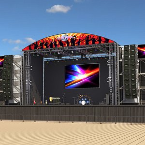 concert scene 3D