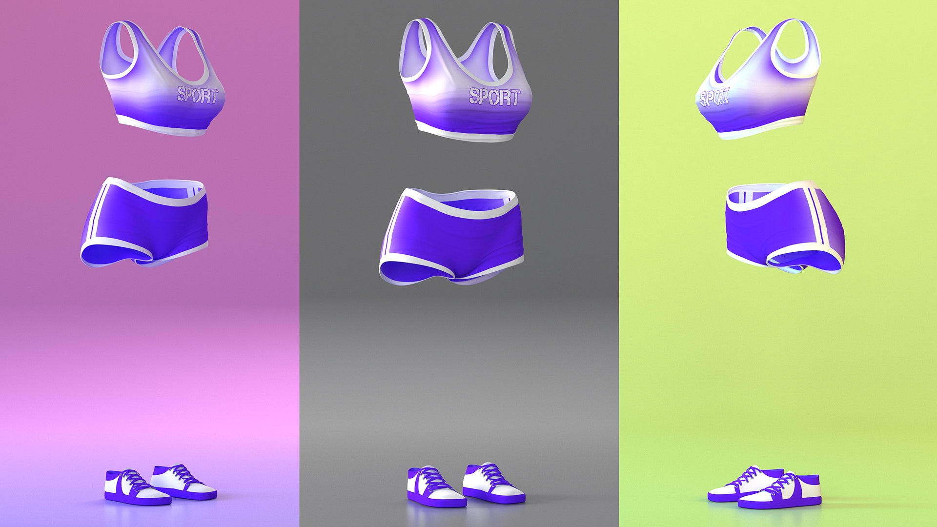 3d Cloth, Retopology, Unwrap and Texturing a Sports Bra - Part1