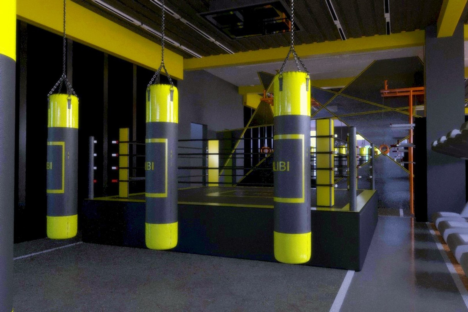 Gym Design Model - TurboSquid 1575674