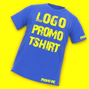 promo t-shirt 3d max