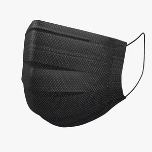 3 layer Disposable Mask  PBR 3D model